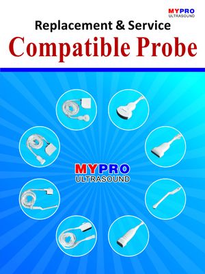 Proba compatible con ultrasonido para Logiq S7/E9 Voluson E6/E8 Experto GE RAB4-8-D 4D Convexa